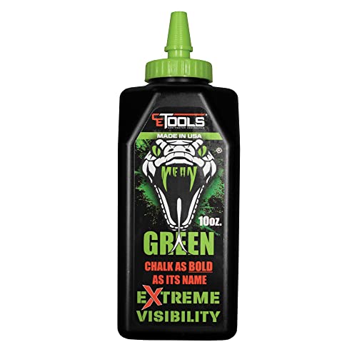 CE TOOLS Mean Green® EXTREME VISIBILITY Marking Chalk - Made in USA