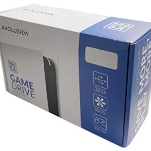 Avolusion PRO-5X Series 12TB USB 3.0 External Gaming Hard Drive for Xbox One Original, S & X (White)