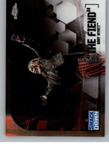 2020 topps chrome wwe wrestling #15 the fiend bray wyatt smackdown official world wrestling entertainment trading card from the topps company