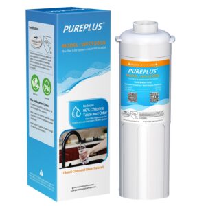 pureplus wfc5300a under sink water filter, 22000 gallons, 99.99% chlorine reduction, nsf/ansi certified, replacement for wfs5300a under counter water filtration system