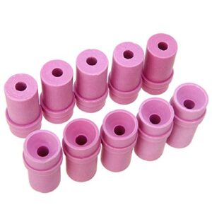 10 Pcs Ceramic Sandblaster Nozzle,Air Siphon Sand Blasting Gun Sandblasting Parts Ceramic Nozzle（4mm）