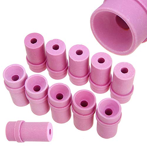 10 Pcs Ceramic Sandblaster Nozzle,Air Siphon Sand Blasting Gun Sandblasting Parts Ceramic Nozzle（4mm）