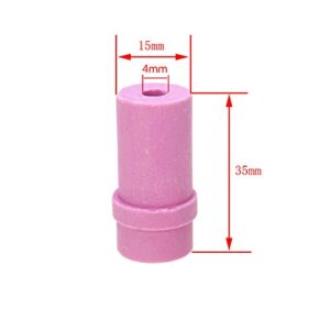 10 Pcs Ceramic Sandblaster Nozzle,Air Siphon Sand Blasting Gun Sandblasting Parts Ceramic Nozzle（4mm）