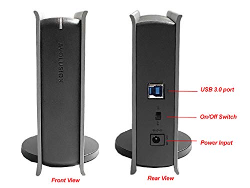 Avolusion PRO-5X Series 3TB USB 3.0 External Gaming Hard Drive for Xbox One Original, S & X (Grey)