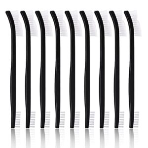 accmor gun cleaning brush, 9 packs double-ended cleaner kits 7 inch nylon all purpose cleaning brush tool with plastic handle for cleaning welding slag and rust