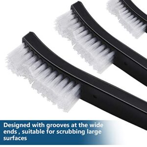 Accmor Gun Cleaning Brush, 9 Packs Double-Ended Cleaner Kits 7 Inch Nylon All Purpose Cleaning Brush Tool with Plastic Handle for Cleaning Welding Slag and Rust