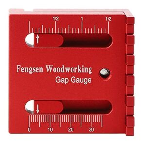 Depth Measuring Ruler Woodworking Mini Gaps Gauge Aluminum Alloy Depth Line Ruler Marking Gauge Depth Measuring Ruler