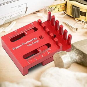 Depth Measuring Ruler Woodworking Mini Gaps Gauge Aluminum Alloy Depth Line Ruler Marking Gauge Depth Measuring Ruler