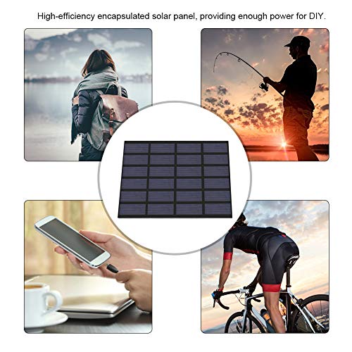 1.5W 6V Mini Polysilicon Solar Panel Module DIY Waterproof Solar Battery Charger for Outdoor