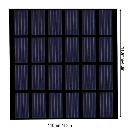 1.5W 6V Mini Polysilicon Solar Panel Module DIY Waterproof Solar Battery Charger for Outdoor