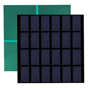 1.5W 6V Mini Polysilicon Solar Panel Module DIY Waterproof Solar Battery Charger for Outdoor