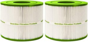 guardian filtration products spa filter cartridge 806-220-02 two-pack replacement for pleatco pbf40m, bull frog spas,wellspring 30 coreless 10-00282 | bulk savings packs twin pack