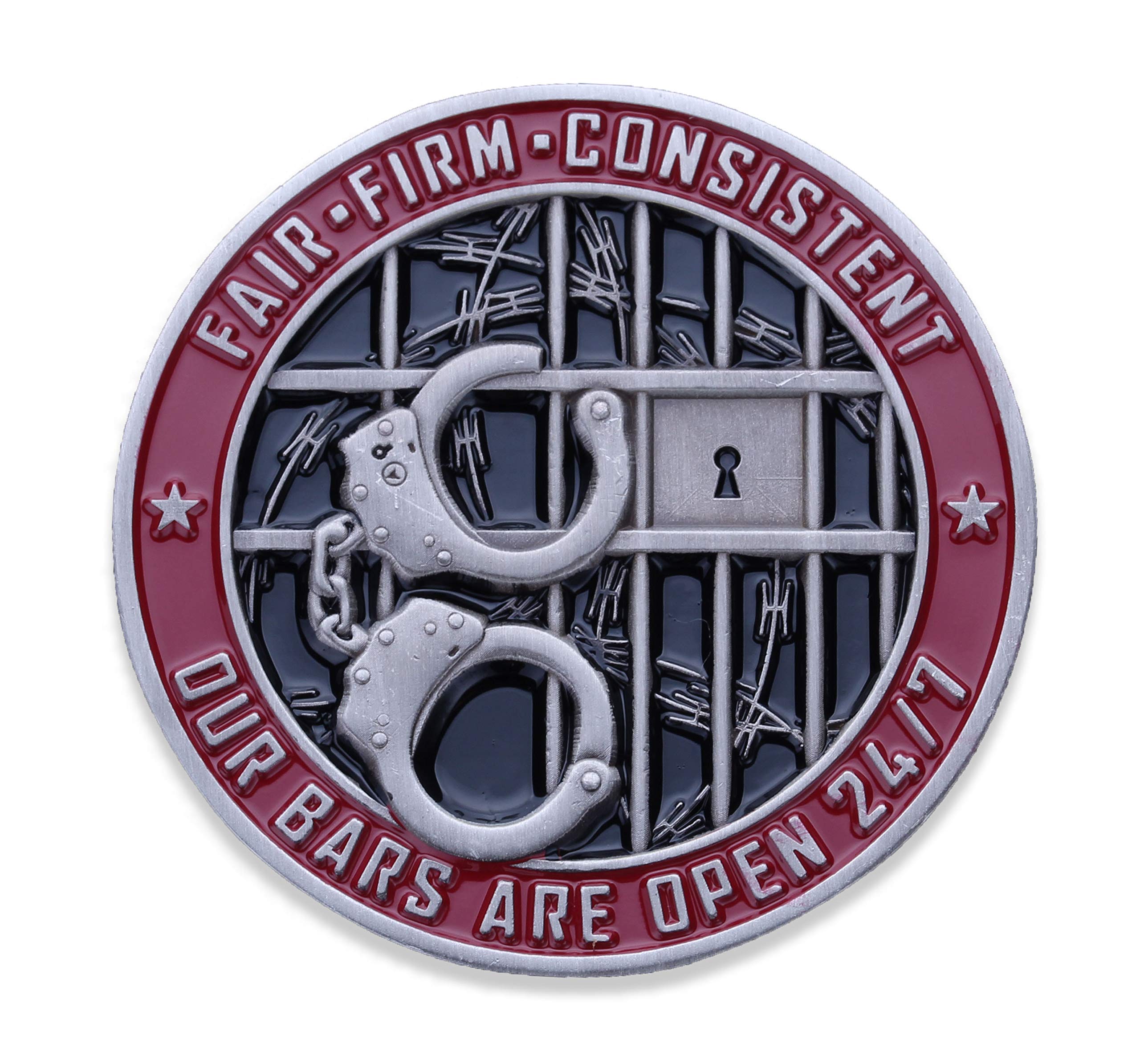 Corrections Officer Challenge Coin - U.S. Department of Cirrections Security Military Coin - Designed by Military Veterans! Military Challenge Coins