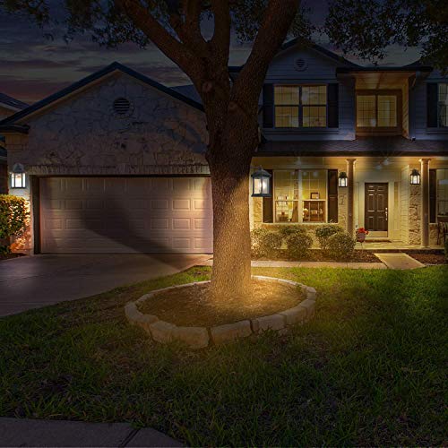 ALAISLYC 2 Pack Black Outdoor Light Fixtures Wall Lantern for Front Porch Wall Lights Wall Mount Exterior Patio Garage Wall Sconces 9.65" H