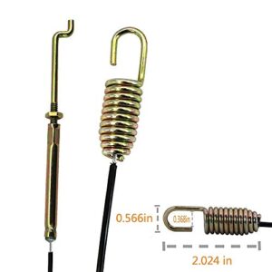 ChShFirLOV Replacement 746-0897A 946-0897A Auger Clutch Cable for MTD 1995-2012 Two Stage Snowblower Part 746-0897 946-0897