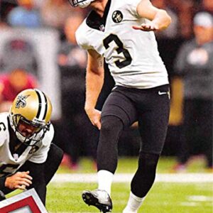 2018 Panini Instant NFL Football #168 Wil Lutz New Orleans Saints Official NFL Trading Card From Panini America in Raw (NM or Better) Condition