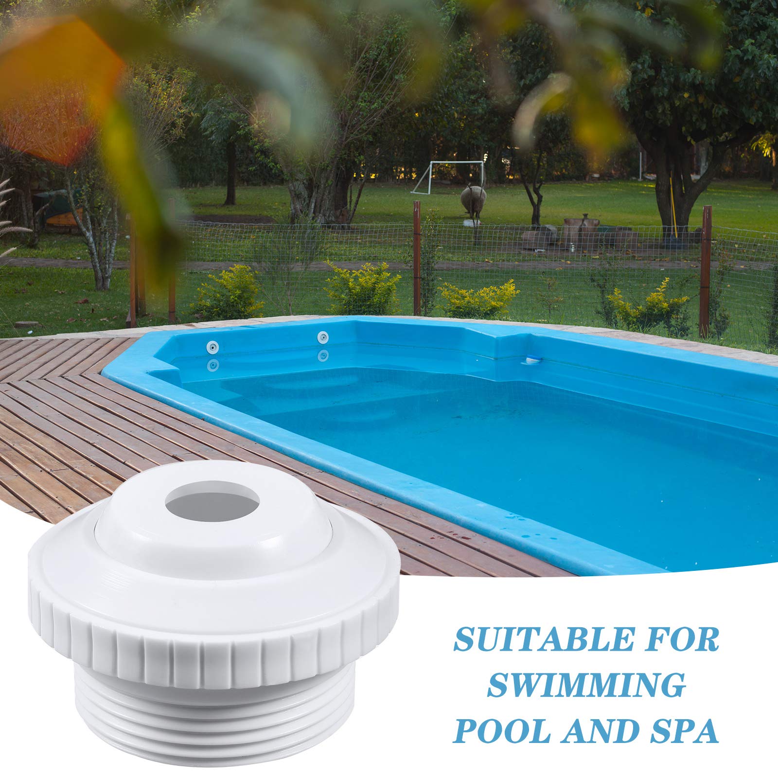 Pool Jet Nozzles SP1419C Flow Inlet Fitting Opening Water Directional Pool Return Fittings with MIP Thread (3 Pieces,1/2 Inch)