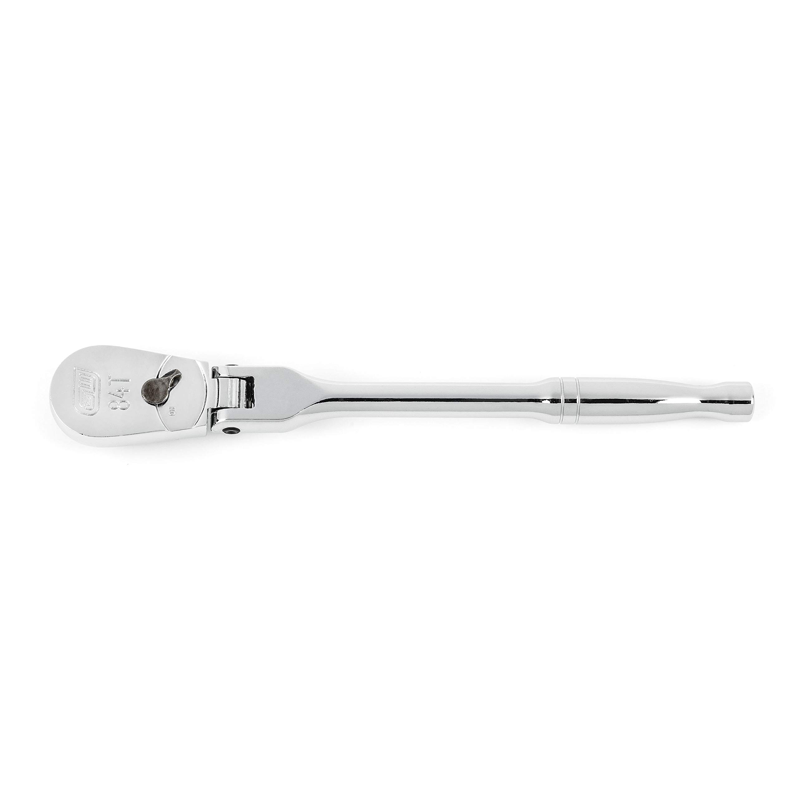 GEARWRENCH 1/4 Drive 84 Tooth Flex Head Teardrop Ratchet 7" - 81012A-07