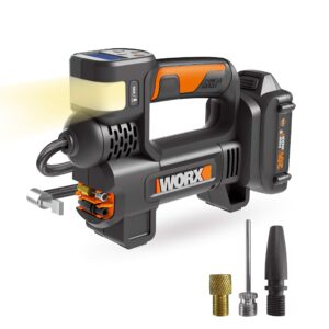 worx wx092l.9 20v power share portable air pump inflator (tool only)
