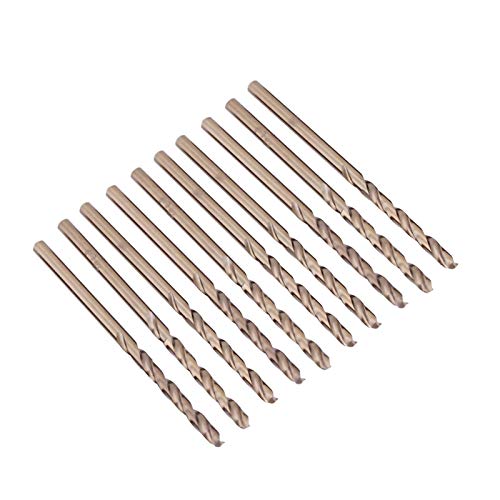 5mm Drill bit M35 Specialist Metal Drill Bits, Twist Drill Bit Set, HSS-CO Twist Drill Bit Stainless 1.0-5.0mm for Drilling Stainless Steel Cast Iron Sheet Metal Steel Plate Angle Iron(5mm)