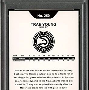 Trae Young Rookie Card 2018 Panini Hoops #250 PSA 10