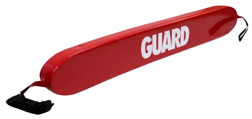 Kemp USA 50" Lifeguard Rescue Tube with Guard Logo | Life Guard Equipment for Pool Safety