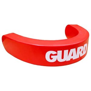 Kemp USA 50" Lifeguard Rescue Tube with Guard Logo | Life Guard Equipment for Pool Safety