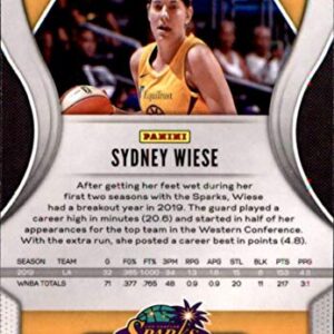 2020 Panini Prizm WNBA #65 Sydney Wiese Los Angeles Sparks Basketball Card