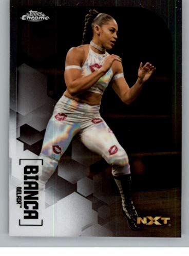 2020 Topps Chrome WWE #72 Bianca Belair NXT Wrestling Trading Card