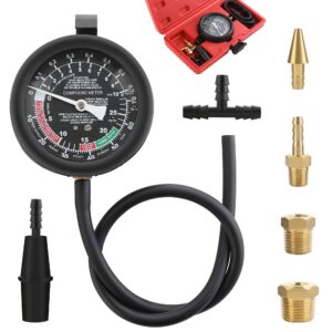 hromee fuel pump and vacuum tester gauge, carburetor pressure diagnostics leakage tool kit