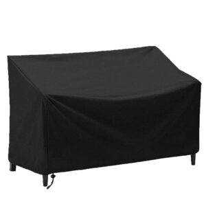 rilime patio bench cover,outdoor 2-seater waterproof outdoor loveseat/glider/sofa/furniture cover,53l x 26w x 35h inch