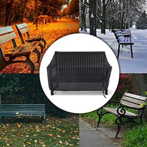 Rilime Patio Bench Cover,Outdoor 2-Seater Waterproof Outdoor Loveseat/Glider/Sofa/Furniture Cover,53L x 26W x 35H inch