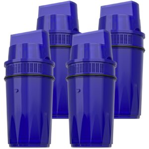 4-pack ppf900z water filter replacement for all pur® pitchers & dispensers filtration systems, nsf certified, blue