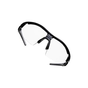 Allen Company Aspect Shooting Safety Glasses, Clear Lenses, ANSI Z87.1+ & CE Rated, Black and Gray, one Size