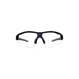 Allen Company Aspect Shooting Safety Glasses, Clear Lenses, ANSI Z87.1+ & CE Rated, Black and Gray, one Size