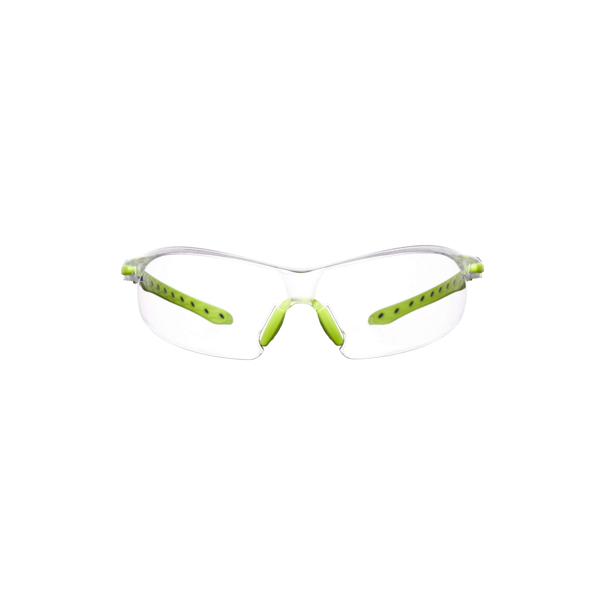 Allen Company All-in Youth Shooting Safety Glasses - Eye Protection for Boys and Girls - Soft Padded Nose and Temple - Clear Lenses - ANSI Z87.1+ and CE Rated - Green/Black