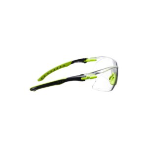 Allen Company All-in Youth Shooting Safety Glasses - Eye Protection for Boys and Girls - Soft Padded Nose and Temple - Clear Lenses - ANSI Z87.1+ and CE Rated - Green/Black