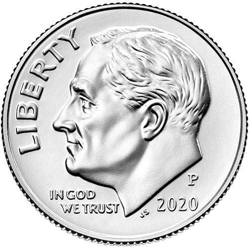 2020 P BU Roosevelt Dime Choice Uncirculated US Mint