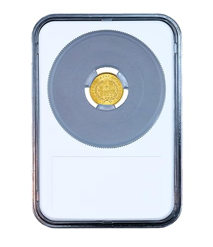 Ursae Minoris Elite Certified-Style Coin Holder for US $1 Liberty Head Type 1 Gold Dollar 1849 – 1854 (Also Mexico 2 Peso Gold 1919 – 1948)