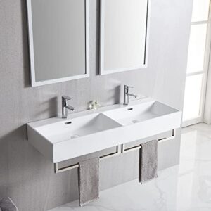 wall mount bathroom sink 40" (48" x 16")