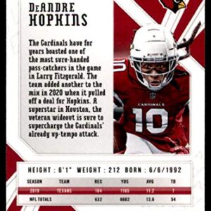 2020 Panini Phoenix Fire Burst #24 DeAndre Hopkins Arizona Cardinals (Silver Prizm Refractor) NFL Football Card NM-MT