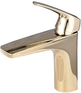 y-lkun bathroom taps basin taps gold bathroom basin monobloc solid brass hot cold mixer tap