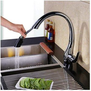 y-lkun taps modern kitchen sink basin mixer tap single handle sink mixer tap pull-out faucet sink can rotate single handle single hole faucet