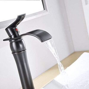 ShiSyan Y-LKUN Kitchen Faucet Sink Basin Faucets Black Bronze Brass Bathroom Faucet Vessel Sinks Mixer Vanity Tap Swivel Spout Deck Mounted Washbasin Faucet