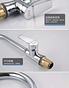 ShiSyan Y-LKUN Faucet Mixer Basin Brass Sink Mixer Taps Home Improvement Hot and Cold Kitchen Faucet Idling Spool Rotating Kitchen Dish Faucet