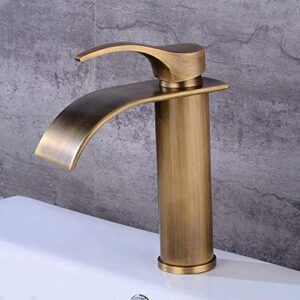 shisyan y-lkun creative ancient european flake export home hotel european gold and copper antique washbasin faucet beautiful and durable
