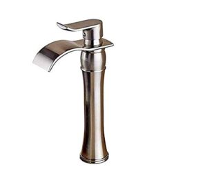 shisyan y-lkun chrome brass faucetbasin mixer tap lavatory faucets tall body brushed nickel