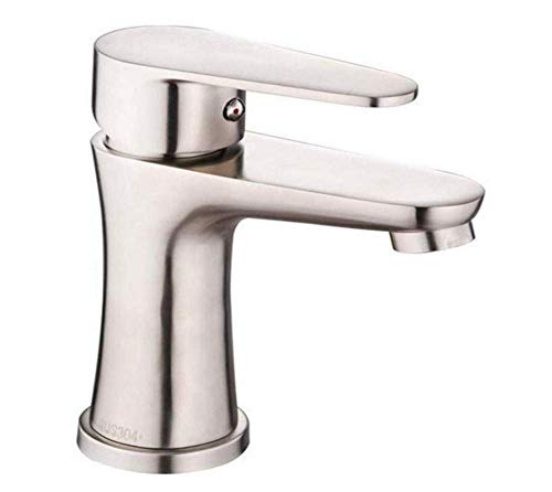 ShiSyan Y-LKUN Square Innovationsingle Hole Mixed Water Hot and Cold Bathroom Kitchen Basin Faucet