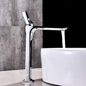 Y-LKUN Faucet Bathroom Sink Taps All Copper Basin Faucet Above Counter Basin Single Hole Hot and Cold Water Faucet Bathroom Personalized Wash Basin Faucet