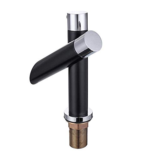 ShiSyan Y-LKUN Kitchen Faucet Modern Unique Bathroom Basin Faucet Single Handle Kitchen Sink Mixer Tap Waterfall Faucet Black Furniture